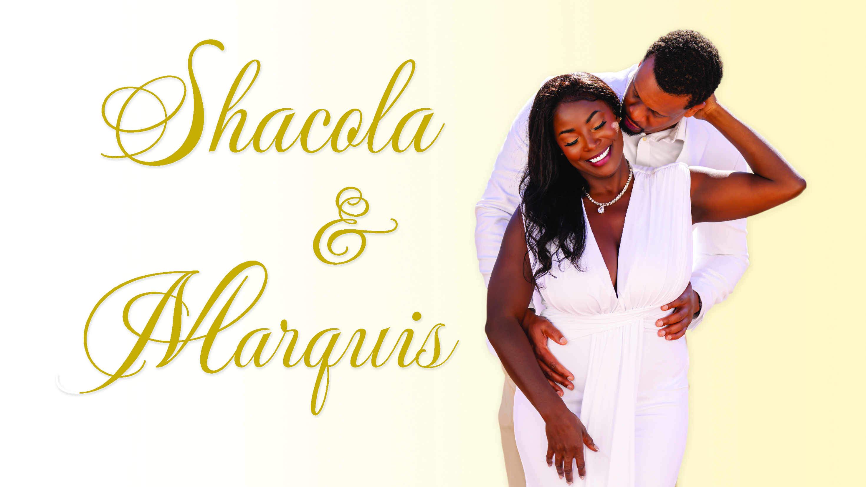 Shacola & Marquis 'Love' Wedding